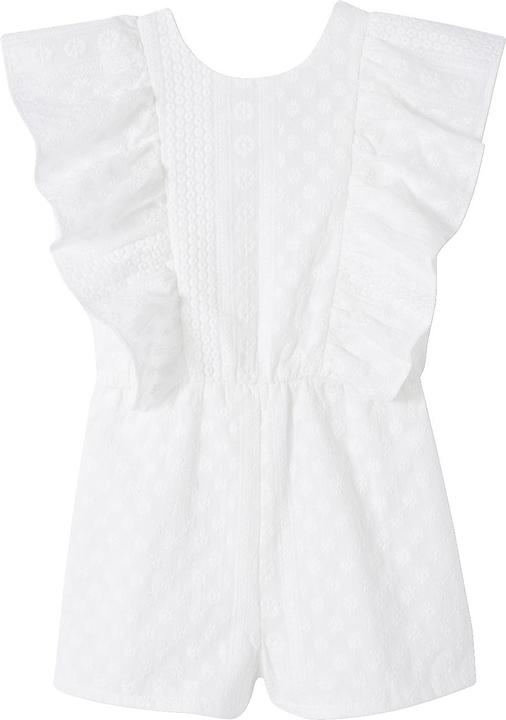 Image du produit Vertbaudet Combinaison courte festive pour fille avec broderies ajourées (158)