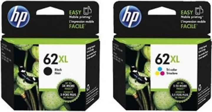 Actual product image HP 2 Original 62XL Tinte Patrone OfficeJet 200c 202 250 5740 5742 5744 5746 8000