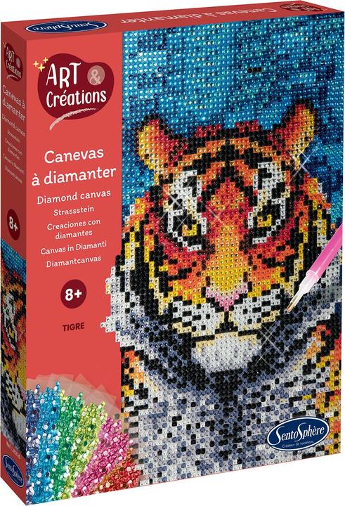 Image du produit Sentosphere Image en strass Tigre