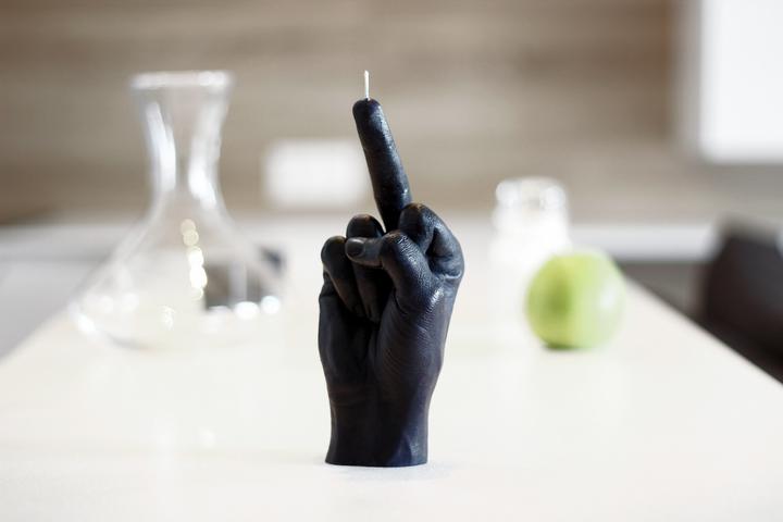 Image du produit Candle Hand Set You Rock & F*ck You (2 pcs)