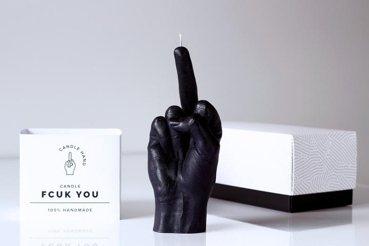Image du produit Candle Hand Set You Rock & F*ck You (2 pcs)