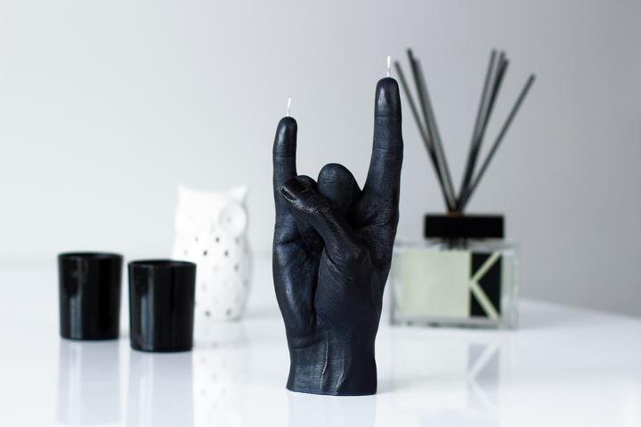 Image du produit Candle Hand Set You Rock & F*ck You (2 pcs)