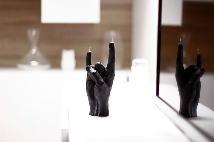 Image du produit Candle Hand Set You Rock & F*ck You (2 pcs)