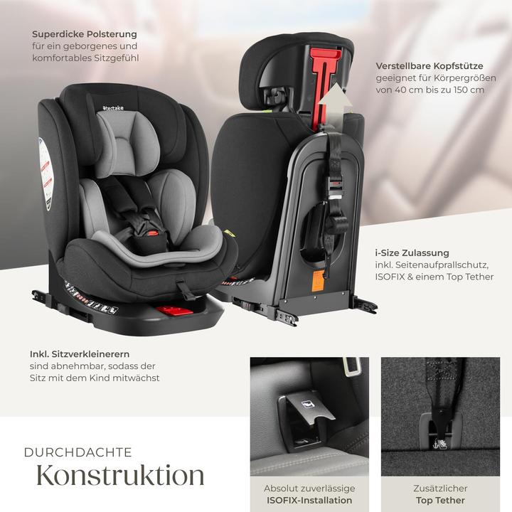 Immagine prodotto tectake Linus i-Size (Reboarder, ECE R129/i-Size Standard)
