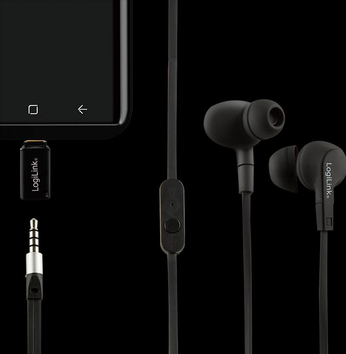 Produktbild LogiLink USB-C zu 3.5 mm (Digital -> Analog)
