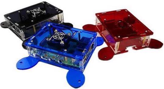 Immagine prodotto Raspberry Pi Contenitore con supporto VESA blu Pi 4