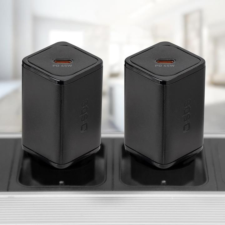 Immagine prodotto SBS Caricabatterie GaN USB-C PD 45W nero (45 W)