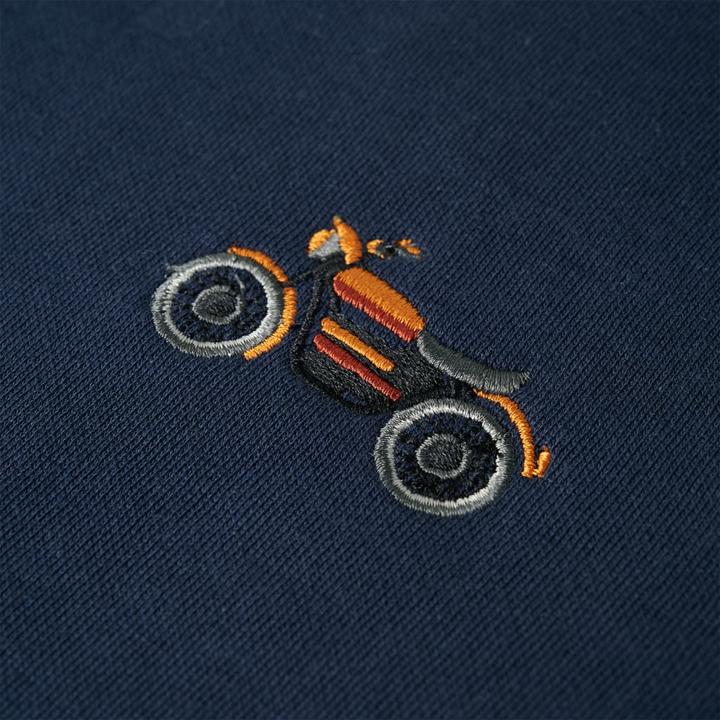 Actual product image VidaXL Children's sweatshirt navy blue melange 104,Material: 92 (104)