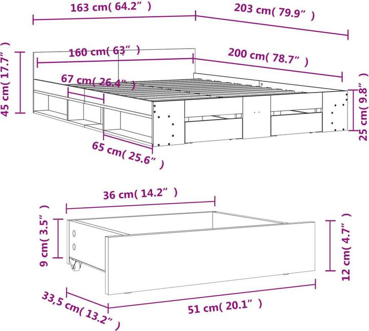 Produktbild VidaXL Keran (160 x 200 cm)