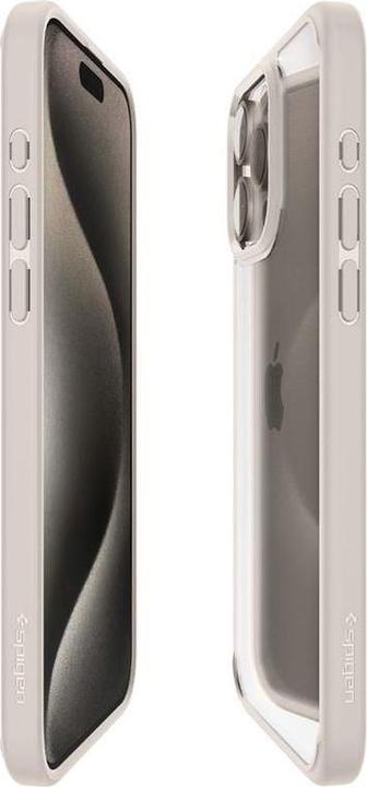 Actual product image Spigen Ultra Hybrid case for iPhone 15 Pro - natural titanium (Apple iPhone 15 Pro)