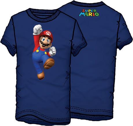 Super Mario Bros. Maglietta Supermario Jumping di Moda & Edilizia taglia XXL (XXL)