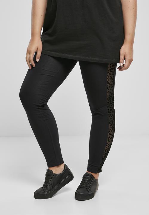 Image du produit Urban Classics Ladies Flock Lace Stripe Leggings (5XL)