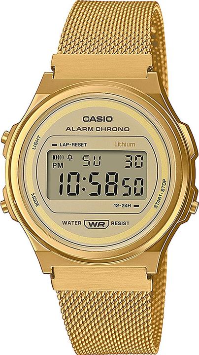 Casio Vintage - A171WEMG-9AEF (Watch with gemstone, 36.60 mm)