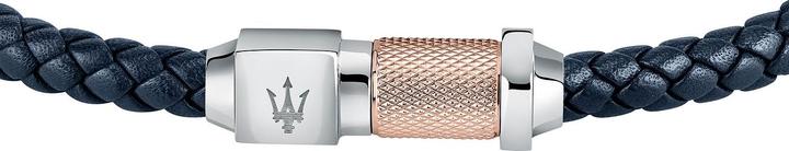 Immagine prodotto Maserati Bracciale in pelle (22 cm, Acciaio inossidabile, Cuoio, Riciclato)