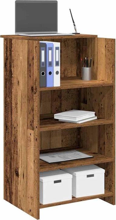Image du produit VidaXL Comptoir d'accueil aspect vieux bois 55x50x103,5 cm bois composite Comptoir d'accueil