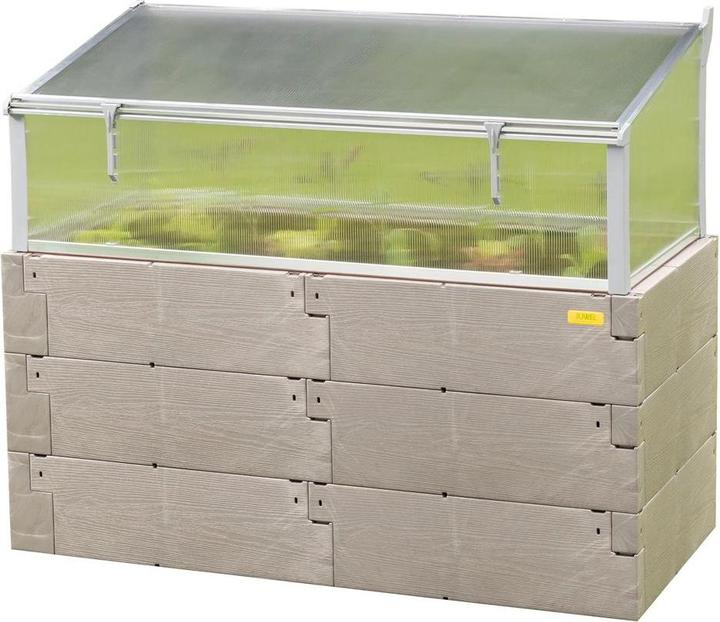 Actual product image Juwel Raised bed Timber combi set plastic 130 x 90 x 60 cm grey