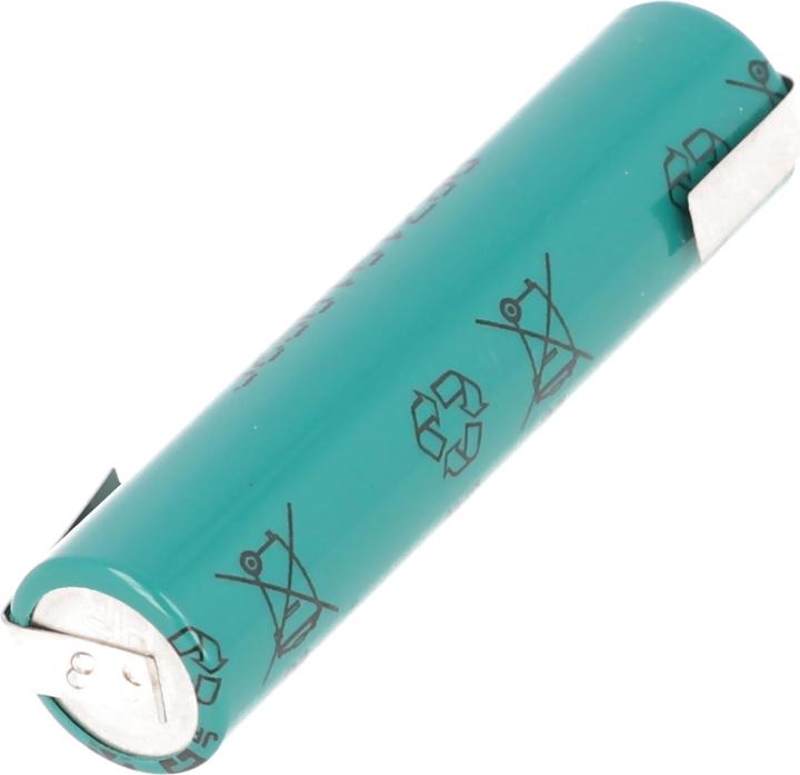 Actual product image FDK Akku Sanyo HR-AAAU NiMH Akku Micro AAA Flattop mit Lötfahne Z-Form (AAA, 730 mAh)