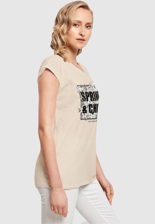 Actual product image Merchcode Ladies Spring And Chill Extended Shoulder Tee - 113645 (XS)