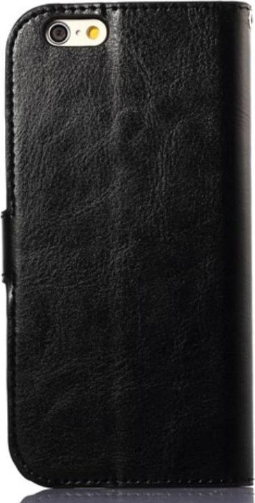 Produktbild Ueli Express iPhone 6s / 6 Buch Etui Tasche Kunstleder mit Kartenfach Schwarz (Apple iPhone 6s, Apple iPhone 6)