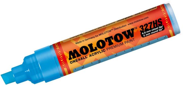 Actual product image Molotow Felt-tip pen One4all 327HS shock blue middle (Blue, 8 mm, 1 x)