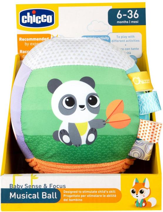 Actual product image Chicco Panda music ball