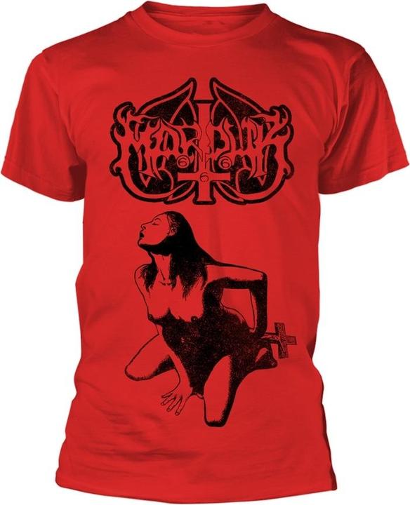 Universal Textiles Marduk Men's Fuck Me Jesus (red) T-Shirt Small RED (S)