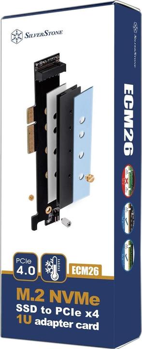 Image du produit Silverstone SST-ECM26-V2 Port M.2 (M-Key) en interface PCIe 4.0 x 4