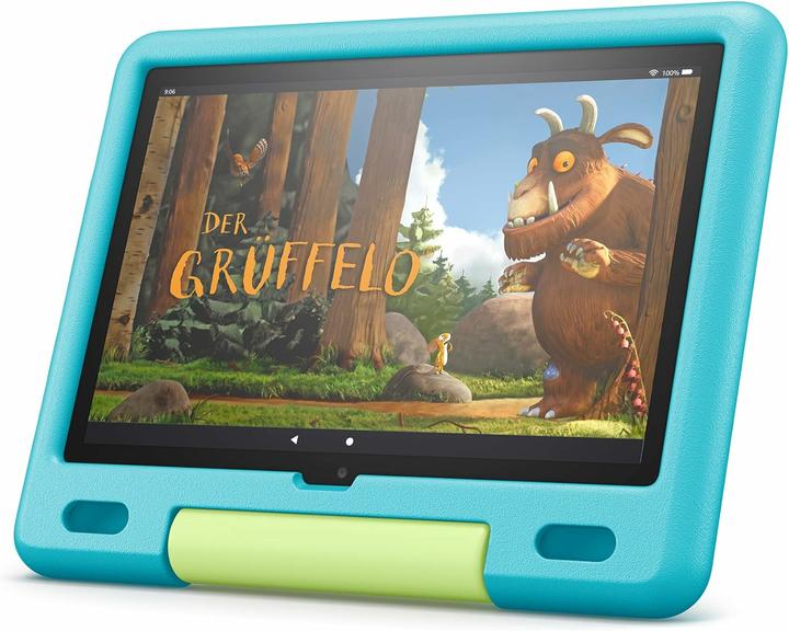 Produktbild Amazon Fire HD 10 Kids (2021) inkl. Hülle (10.10", 32 GB, Sky Blue)