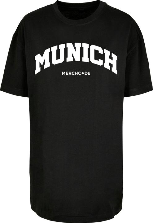 Actual product image Merchcode Ladies Munich Wording - Oversized Boyfriend Tee - 118507 (XL)
