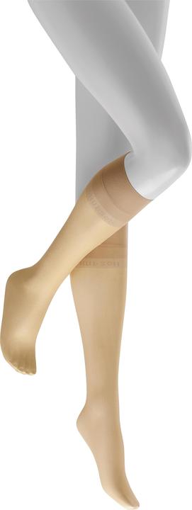Actual product image Hudson Glamour 20 (3-pack) fine knee-length socks, colour 014 skin, size 35-38 (20 DEN, 35 - 38)