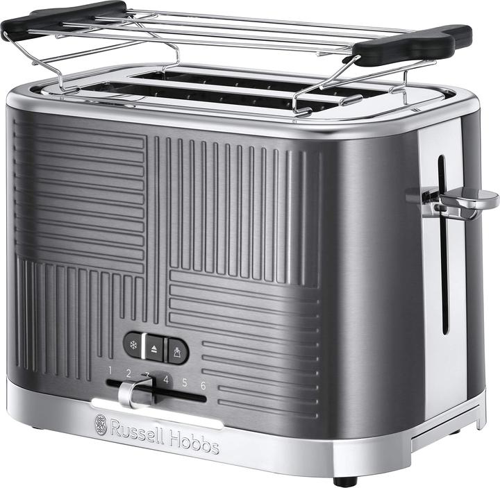 Russell Hobbs 25250-56 Geo Steel 2Slot Toaster
