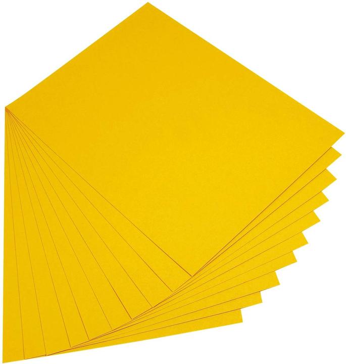 Produktbild Folia Tonpapier, DIN A4, 130 g/qm, bananengelb (130 g/m², 100 x)