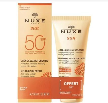 Image du produit Nuxe Sun Set Crème Solaire Fondante SPF 50 (Crème solaire, SPF 50, 50 ml)
