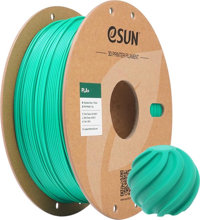 Immagine prodotto eSUN PLA+ Jade Grün Filament 1.75mm 1Kg (PLA+, 1.75 mm, 1000 g, Verde)