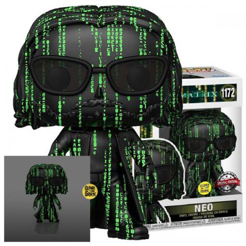 Actual product image Funko Pop! The Matrix : Neo (1172) (GITD) EXM
