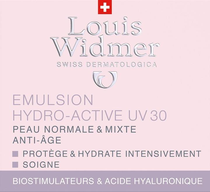 Productafbeelding Louis Widmer Dagemulsie Hydro-Actieve UV 30 Geparfumeerd (50 ml, Dagcrème)