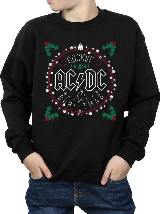 Produktbild AC/DC Christmas Circle Sweatshirt Jungen (128)