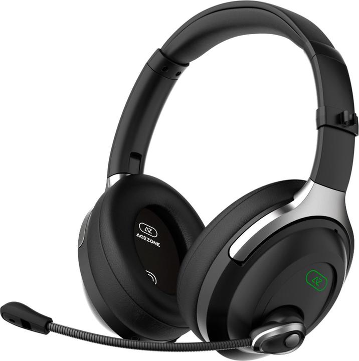 Actual product image AceZone A-Spire wireless gaming headset black (Wireless, Cable)