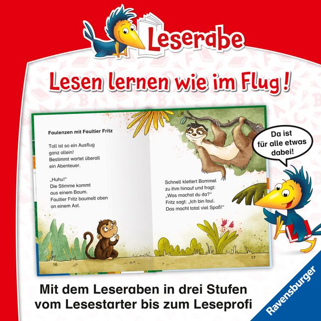 Produktbild Ravensburger Leserabe - Sonderausgaben: Lustige Tiergeschichten zum Lesenlernen (Deutsch, Manfred Mai, Frauke Nahrgang, Patrick Wirbeleit, Stefanie Reich, 2024)