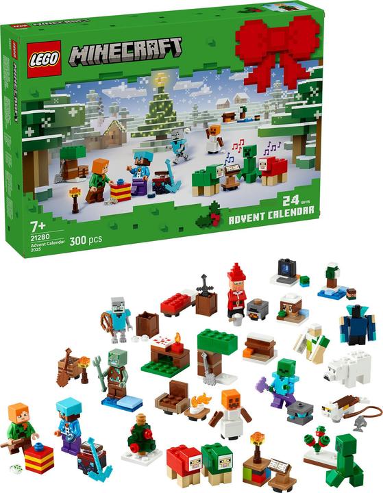Produktbild LEGO Adventskalender 2025 (LEGO Minecraft, 21280)