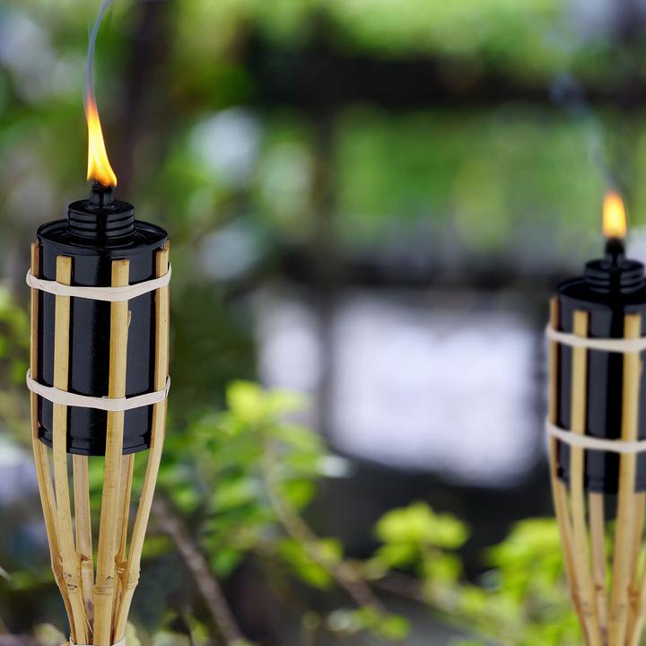 Actual product image Relaxdays 12x Garden Torch