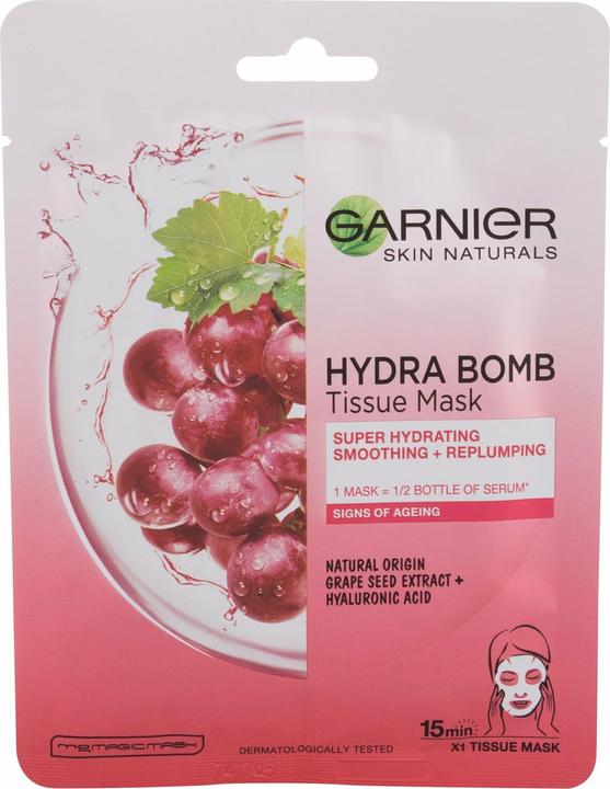 Immagine prodotto Garnier Hydra Bomb Tissue Mask - Maschera idratante in tessuto - 32,0g