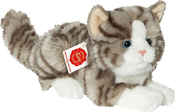 Produktbild Teddy Hermann Katze liegend (20 cm)