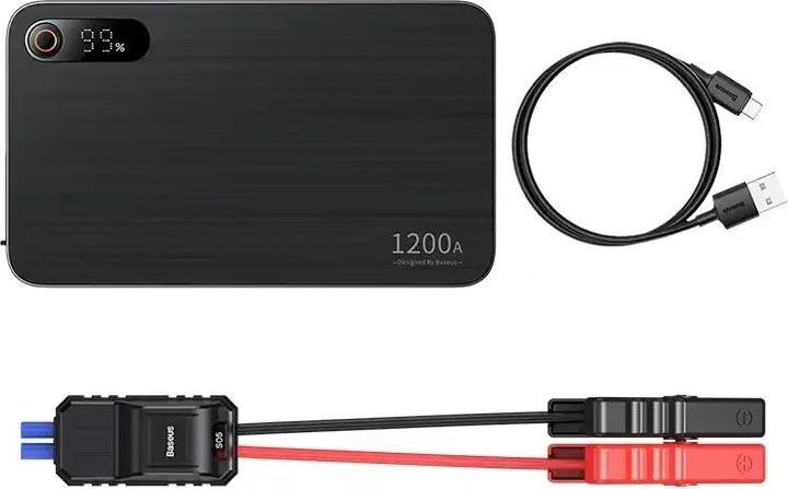Actual product image Baseus Super Energy Pro+ Powerbank Jump Starter 1200A - black (12000 mAh)