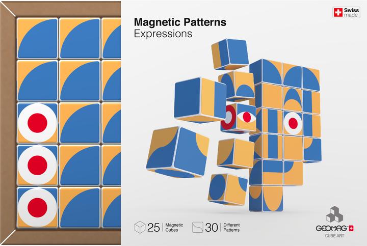 Actual product image Geomag Magicube Art Pattern 25 pcs