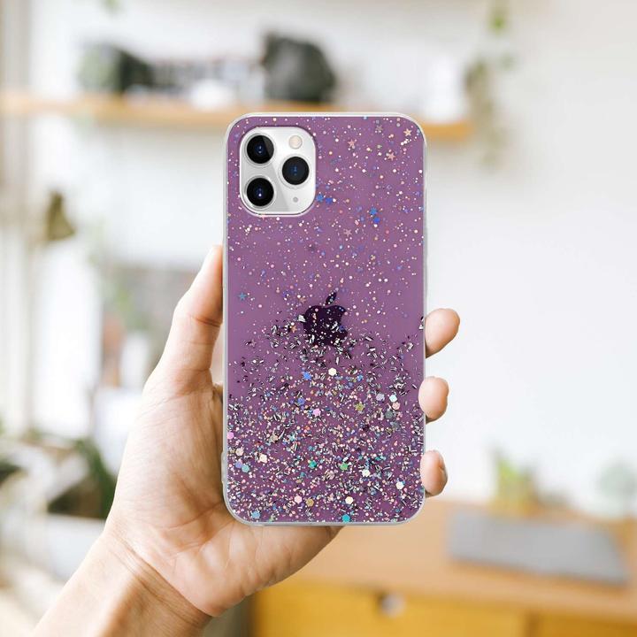 Image du produit Cadorabo Couverture TPU paillettes scintillantes (Apple iPhone 11)