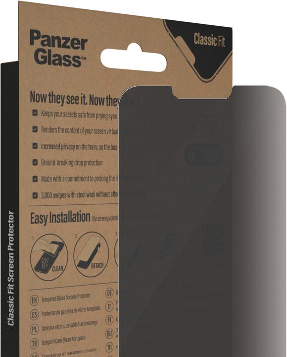 Immagine prodotto PanzerGlass Protezione dello schermo (1 Pezzo/i, Apple iPhone 13 Pro Max, Apple iPhone 14 Plus)