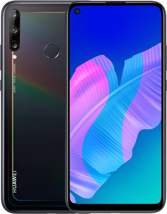 Huawei P40 Lite E (64 Go, Midnight Black, 6.39", Double SIM hybride, 48 Mpx, 4G)