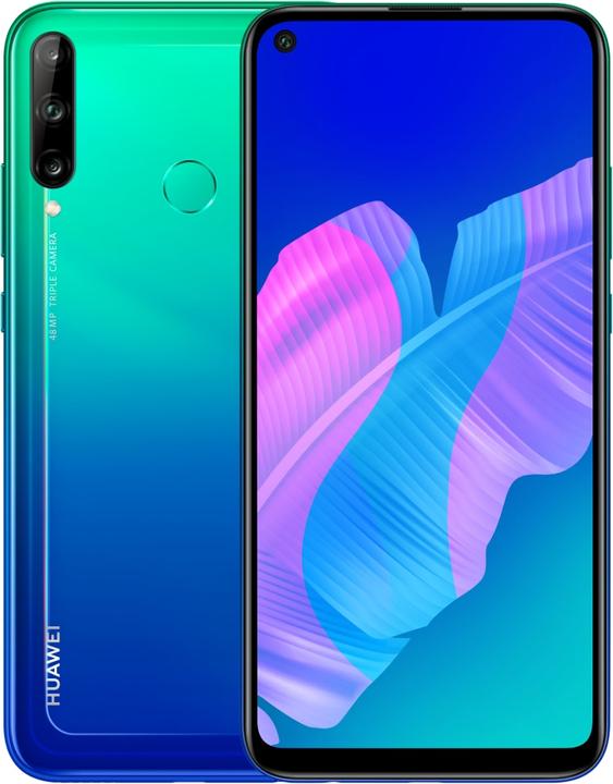 Produktbild Huawei P40 Lite E (64 GB, Aurora Blue, 6.39", Hybrid Dual SIM, 48 Mpx, 4G)