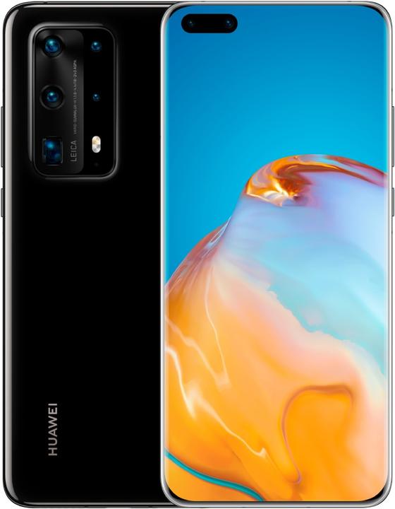 Actual product image Huawei P40 Pro+ (5G) (512 GB, Black Ceramic, 6.58", Hybrid Dual SIM, 50 Mpx, 5G)